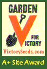 VictorySeeds Victory Garden Site Award