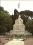 War monument in Toulon, with French flag.