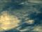 Distorted clouds, look like stormy ocean.