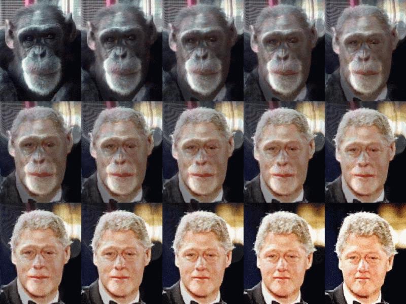 The many faces of Bill.  Or is it only two faces?