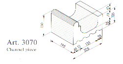 Channel piece-Small