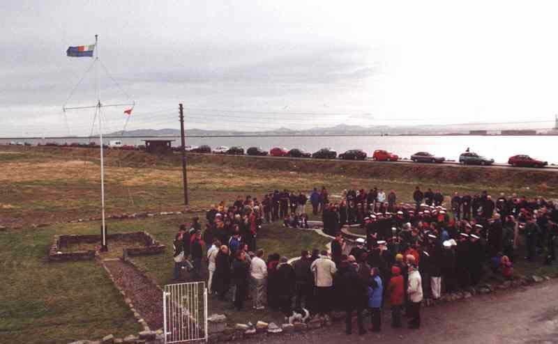 The opening ceremony of the DV Memorial