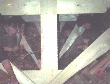 5th Porters working on the Dyflin at an early stage of construction