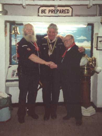 Mr. Higgins, Skipper Vekins and Skipper Morton - November 1992