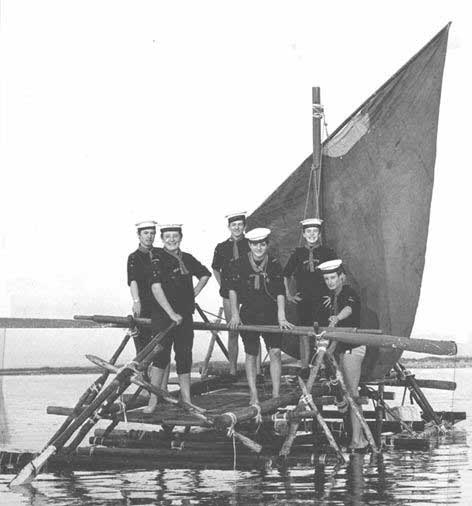 The Palgrave Murphy raft and her crew.
