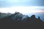 Clouds at summit