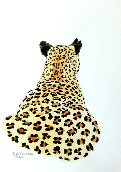 Leopard Back View