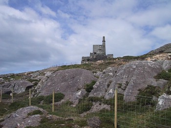 Ruins of the old copper mines