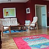The big cosy new lounge. room to relax read a book. Alone or with friends. No TV! 