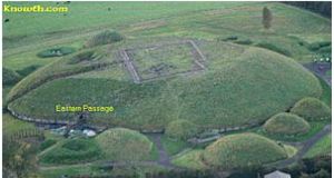 Knowth - aerial view