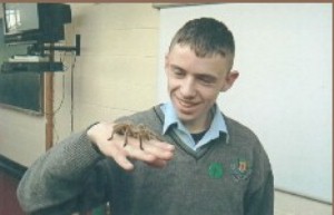 Andrew with Tarantula