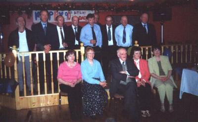 Reunion gathering at the Nesbitt Arms Hotel