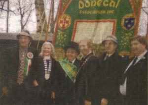 Charlie Bennett pictured after taking part in the New York St.Patrick's Day Parade