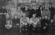 Members of the Ardara GAA double winning team who officially turned on the Christmas lights in the town on Sunday night. Also in the picture is Co.Chairman, Charlie Bennett, and other members of the Ardara community