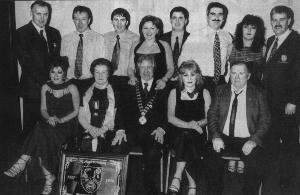 Members of the Watters family pictured after the Hall of Fame presentation to the family of the late Packie Watters. The award was received by Kitty Watters. The photo also includes Charlie Bennett and Ardara club officers.