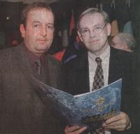 Michael Daly, Sports Editor, Donegal Democrat pictured with John Michael O'Donnell