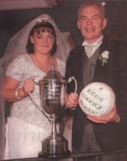 Mary McHugh and Sean Kelly at their wedding