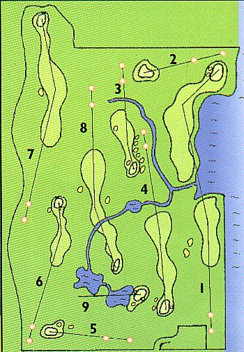 Golf Course Map