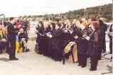 Crosshaven Singers entertaining the large crowd during the dedication. Photo ©Warren Forbes, Station Mechanic