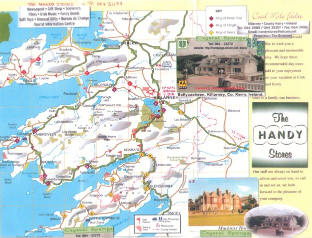 How to find Crystal Springs - Map of Kerry