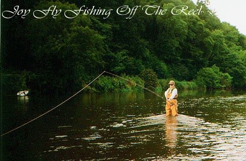 Salmon Fly Fishing off the Reel