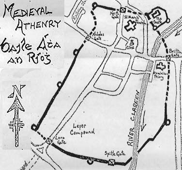 Map of Medieval Athenry