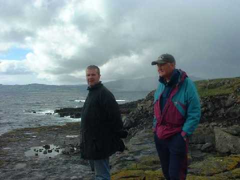 Ken and Tom at the point