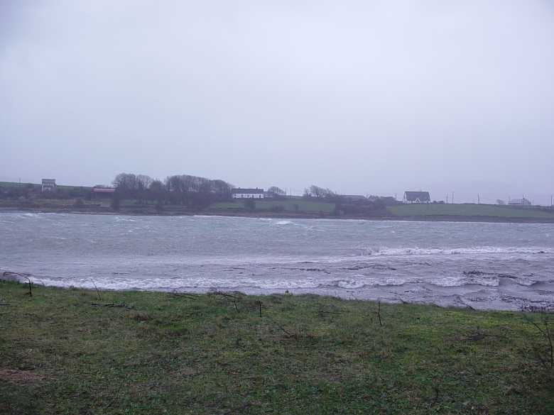 Winday day at New Quay