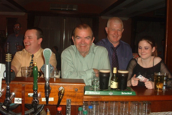 holding up the bar