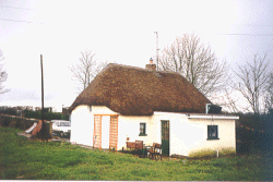 Rear View of Thatched Cottage