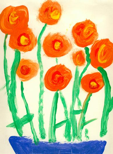 Pretty Poppies by Rebecca