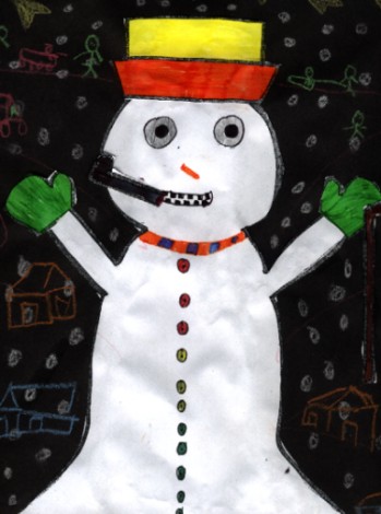 Snowman by Leon