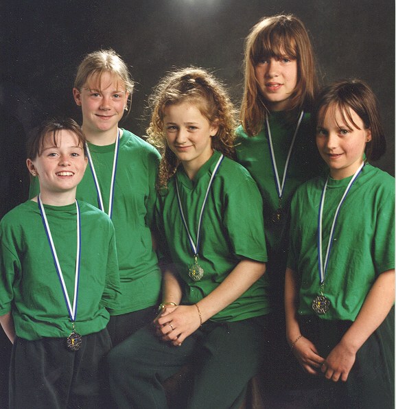 girls' relay team