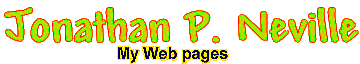 Jonathan's Web Pages