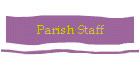Parish Staff