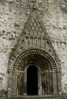 The 12th. Century Hiberno-Romanesque Doorway of St. Brendan's Cathedral