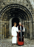 President McAleese with Bishop Edward Darling