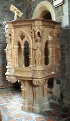 The Beautifully Carved 19th Century Pulpit