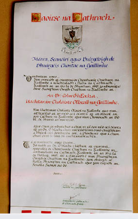 Freedom of the City Scroll