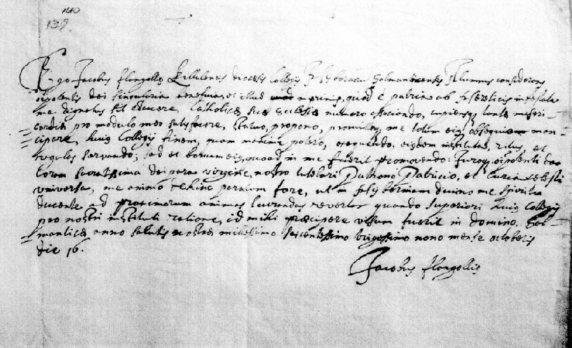 James Flannelly Oath (1639)