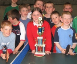 Emer with the Toys Unlimited Trophy
