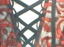 Detail from Black Lace, Red Velvet