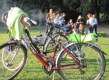 Raheny Guides annual cycle night for Cycle Week 2013