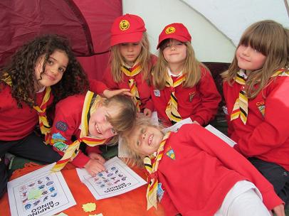 Raheny Cygnets do camping :)