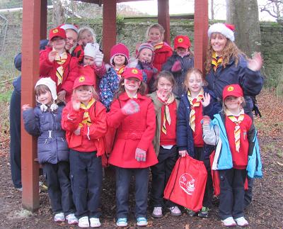 Raheny Cygnet visit Santa in Larch Hill, December 2011