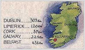 map of Ireland