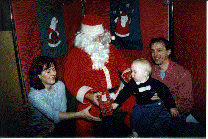 Santa with Family