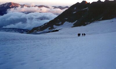 Glacier du Tour Dawn Start