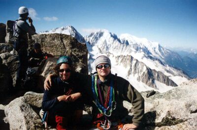 Penny and SK on the summit