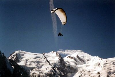 Mt Blanc Paraglider